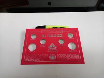 Britain's Lost Coinage The Threepence Coin Card Holder Insert