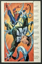 Spider-Man vs Doctor Octopus Comic Panel Poster Art Splash Page Doc Octavius