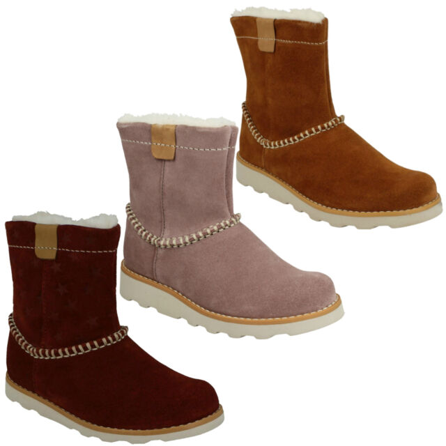 clarks childrens winter boots