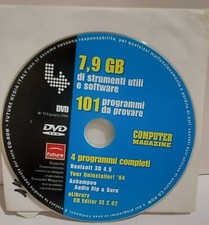 COMPUTER MAGAZINE 101 PROGRAMMI REALSOFT ASHAMPOO ELIBRARY DVD software 