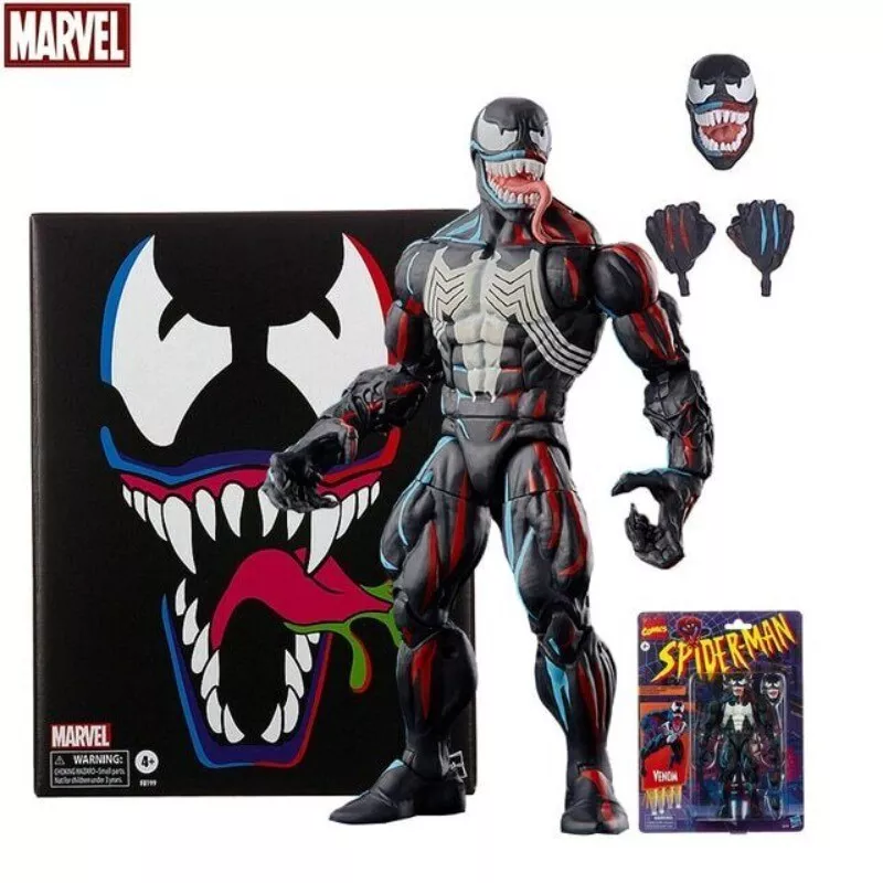 Spider Man Marvel Legends Retro Venom Pulsecon HASCON Action