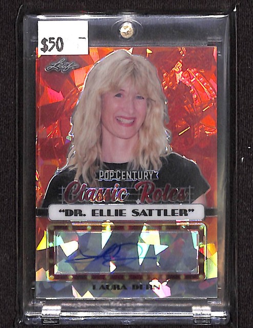 2020 Leaf Pop Century #CR-LD1 Laura Dern Classic Roles Auto /6 Dr. Sattler