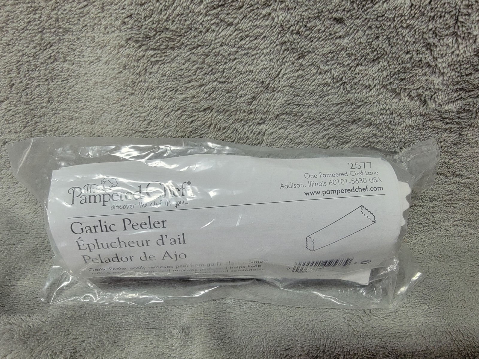 Pampered Chef Garlic Peeler 2577 eBay