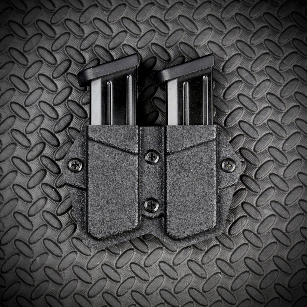 IWI Masada 9MM Kydex Double Mag Carrier Magazine Holster Pouch Blk-image