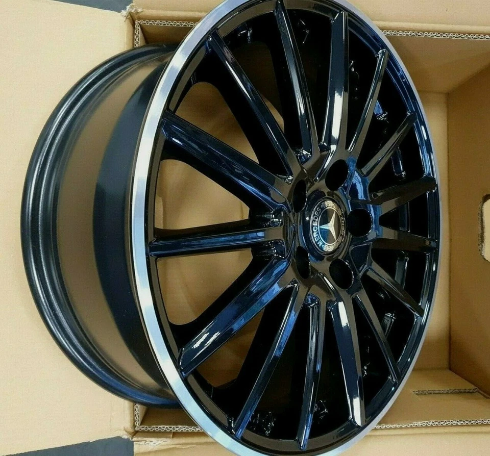 CERCHI IN LEGA 17 MERCEDES BENZ CLASSE A B C W 176 W 177 W 204 W 205 W 247 W 246 - Imagen 4 de 4