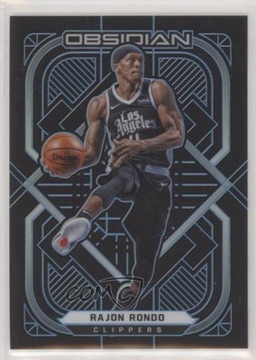 2020-21 Panini Obsidian FOTL Electric Etch Blue /16 Rajon Rondo 
