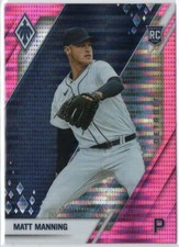 Matt Manning 2022 Panini Chronicles Phoenix Pink Pulsar Prizm Rookie Card #4