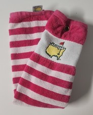 Masters White and Pink Tri-Fold Towel American Made W/ Fast Free Shipping 