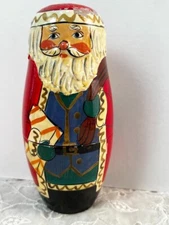 Vintage Christmas Santa Nesting Dolls 4 Nesting Dolls Santa Claus