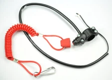 Motorcycle Atv Dirt Bike Handle Bar Mount Tether Lanyard Engine Kill Switch