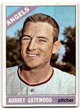 1966 Topps Aubrey Gatewood California Angels #42