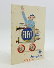 Tagliando di controllo FIAT MAJANI cioccolatini Bologna illustrato Mingozzi