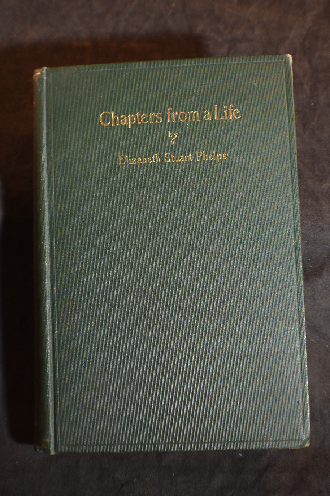 *FIRST* Chapters From a Life by Elizabeth Stuart Phelps 1896 *FEMINIST*