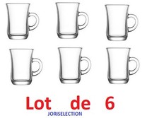 Lot de 6 verres TASSE à thé