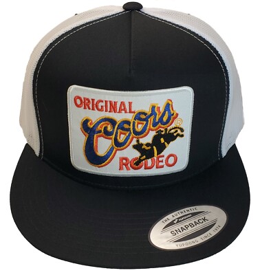 Orig. Coors Rodeo Patch Trucker Hat Yupoong/YP Classic 6006