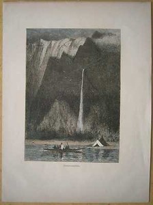 1884-print-MULTNOMAH-FALLS-COLUMBIA-RIVER-GORGE-NEAR-CORBETT-OREGON-91