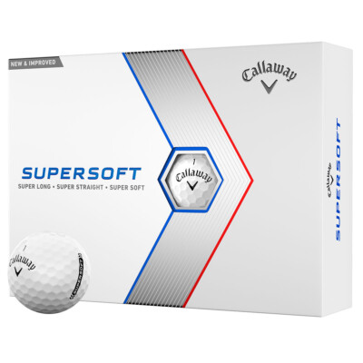 CALLAWAY SUPERSOFT GOLFBÄLLE 1X12ER-PACK BRANDNEUES MODELL