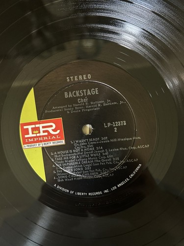 CHER Backstage LP Imperial LP 12373 - Picture 6 of 6