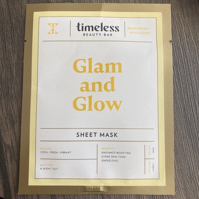Timeless Beauty Bar Glow & GlamSheet Mask NIP