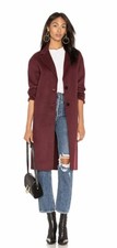 Lamarque Women’s Coppola Oversized Wool Blend Coat M Nwt $395 Burgundy Medium