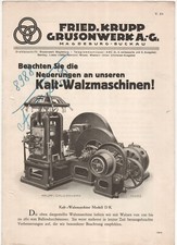 1930 Friedrich KRUPP AG _ Walcowanie na zimno (V.8b)