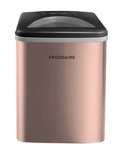 Frigidaire, 26 Lbs. Countertop Ice Maker, Bullet Shaped Ice, Copper Stainless St