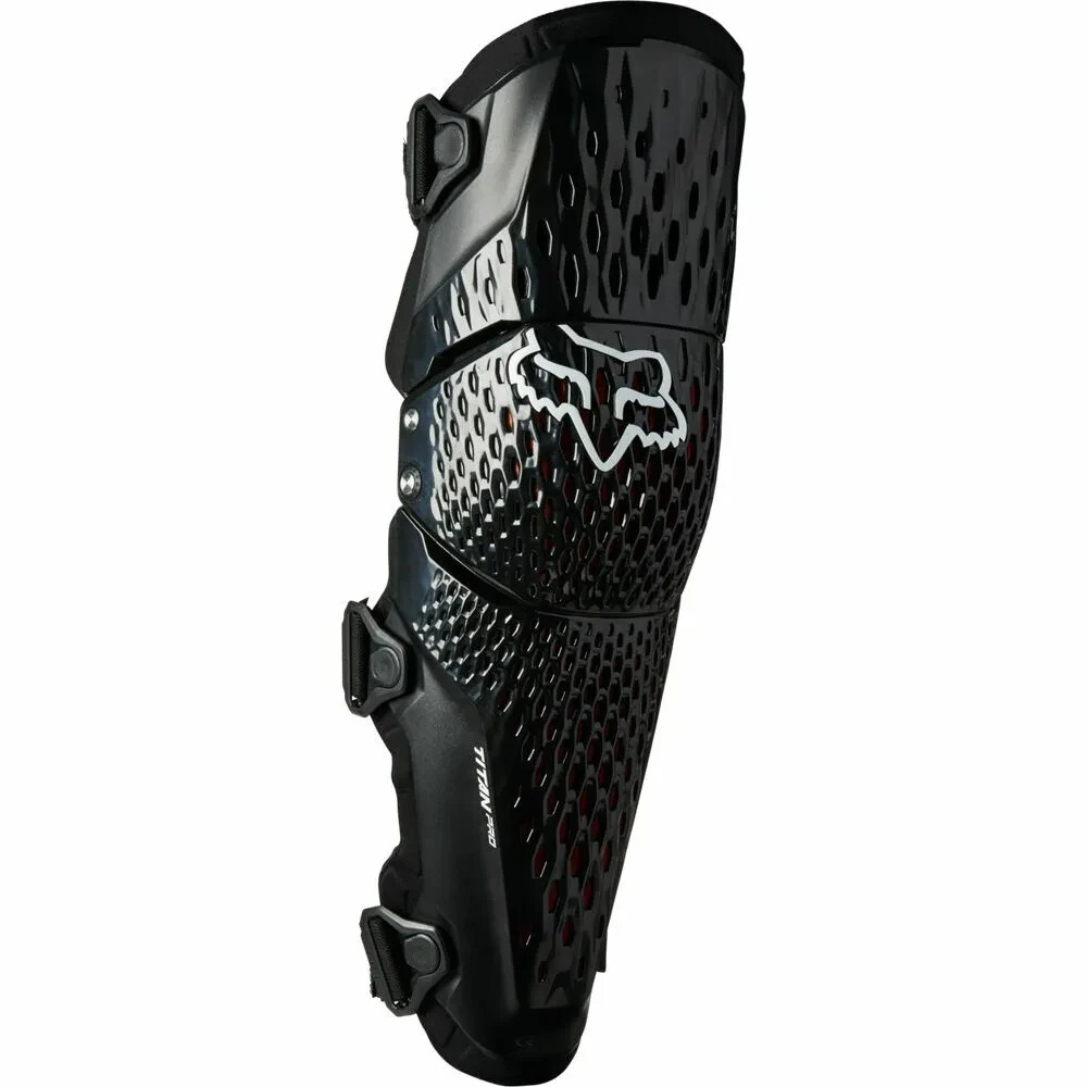 Fox Racing Mens Titan PRO D3O Motocross Knee Guard, CE CERT,Black