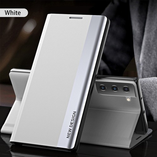 For Samsung S22 S21 Plus S20 FE A52 A72 A21S Flip Leather Hybrid Hard Case Cover - Picture 11 of 20