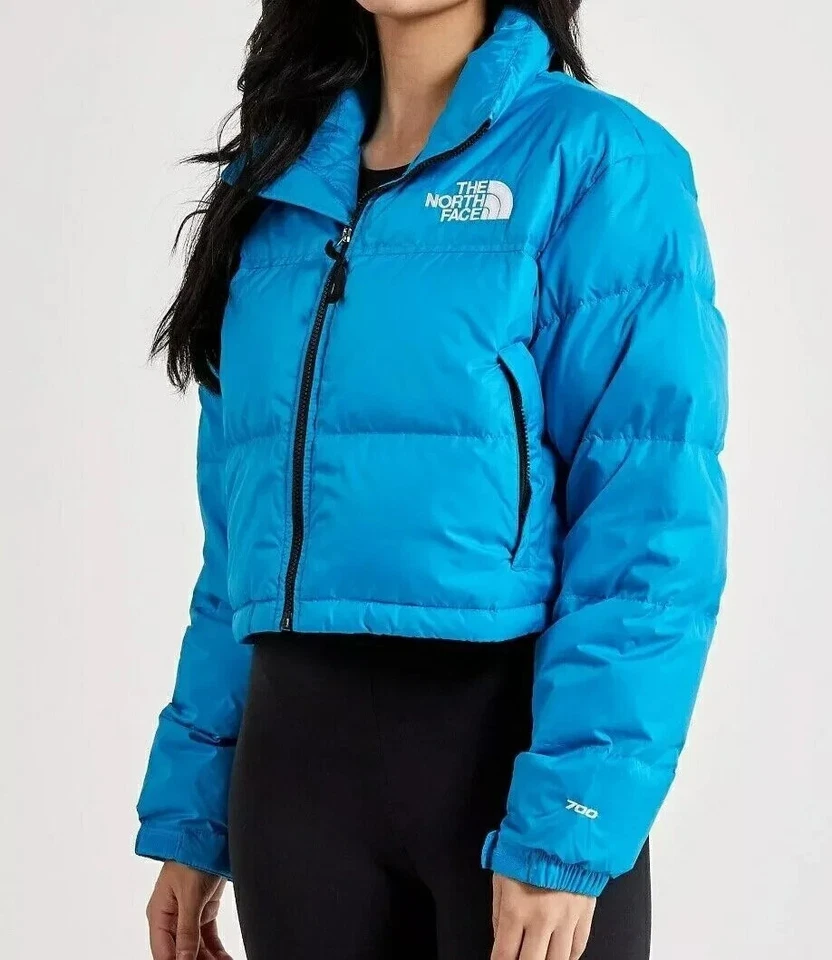 The North Face Women’s Nuptse 700 Cropped Puffer Jacket Short All Sizes RRP £320 - Image 2 of 4