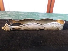 Beautiful Vintage Decorative Silverplate Ice Cube Tongs