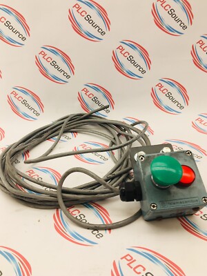 TELEMECANIQUE HOUSING WITH PUSH BUTTON AND INDICATOR ZBE-101 ZBV-B4