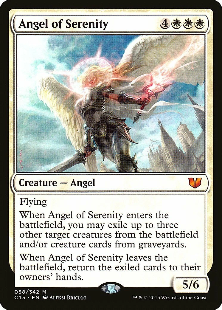 Angel of Serenity Commander 2015 NM White Mythic Rare MAGIC MTG