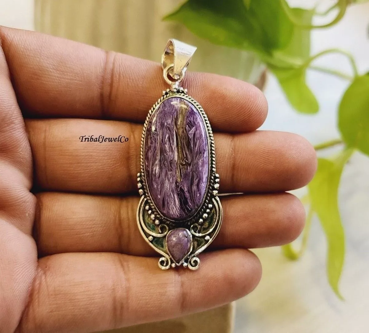Charoite pendant clearance