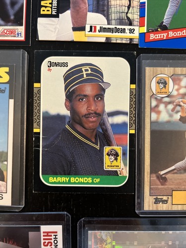 Barry Bonds Card Lot Giants Pirates Rookie Topps Upper Deck Fleer Pinnacle ++ - Picture 6 of 12