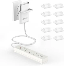 6FT Ultra-Thin Flat Plug Power Strip with 3 Outlets & 3 USB Ports | Child & Pet-