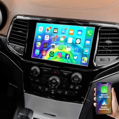 For Jeep Grand Cherokee 2015-2021 8.4'' Carplay Android 14 Car GPS Radio GPS RDS
