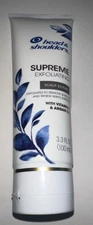 Head & Shoulders Supreme Exfoliating Scalp Scrub Argan Oil Renew Skin 3.3 Oz**