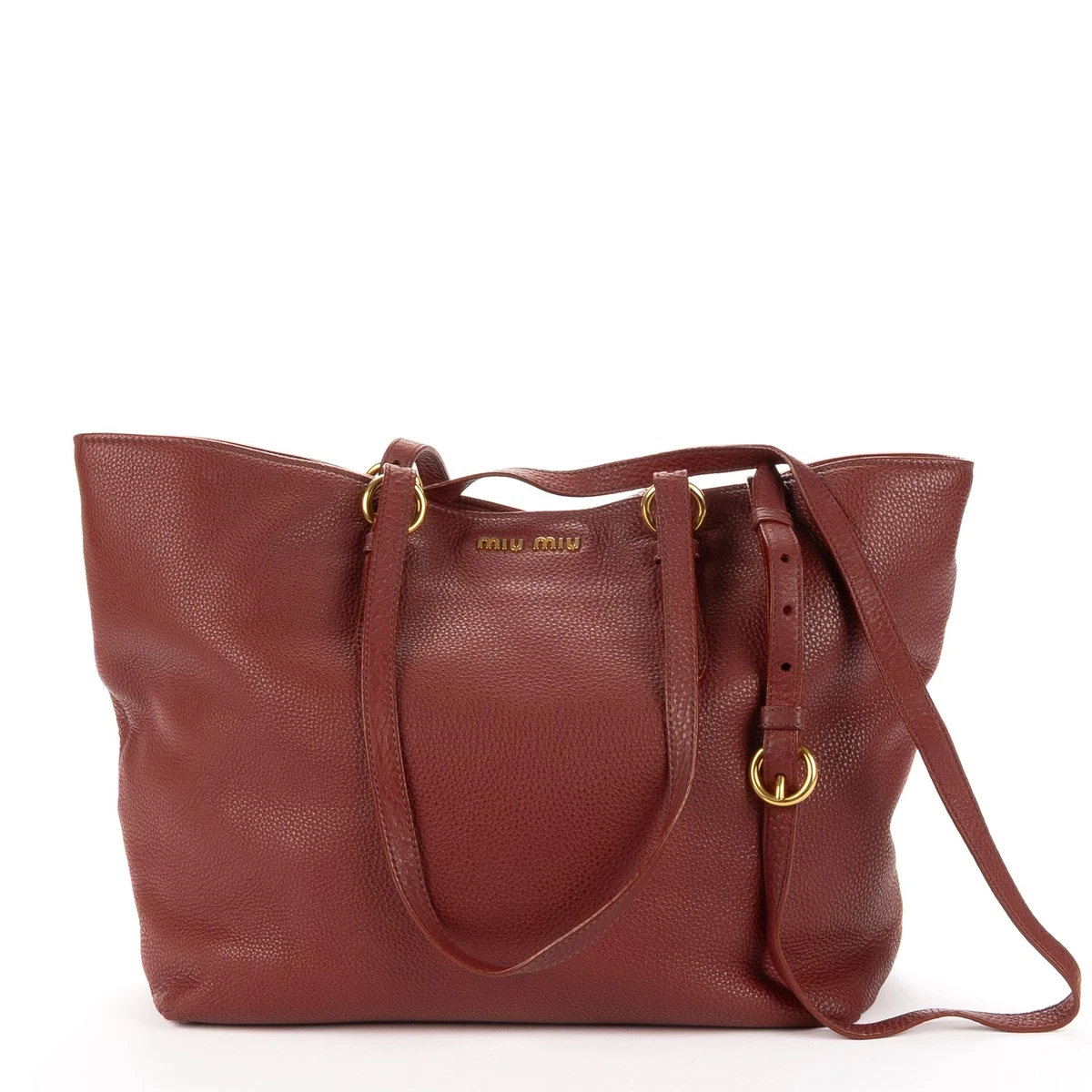 Red Leather Exterior Miu Miu Bags & Handbags for Women for sale | eBay