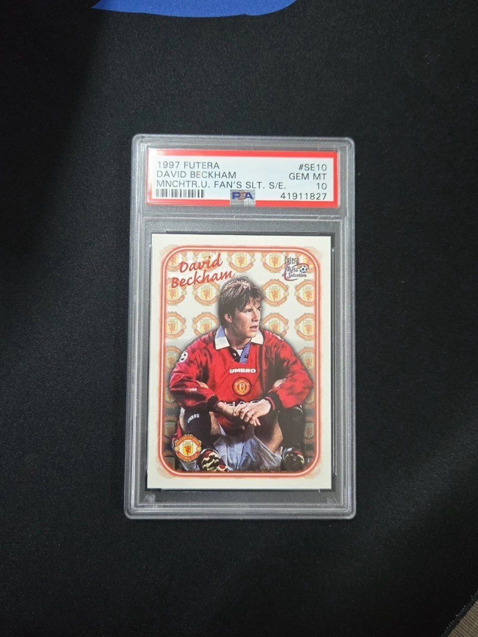 David Beckham trading card