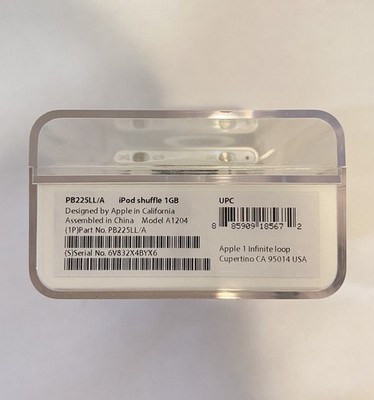Sealed New In Box Apple iPod shuffle 2nd Generation Silver (1 GB