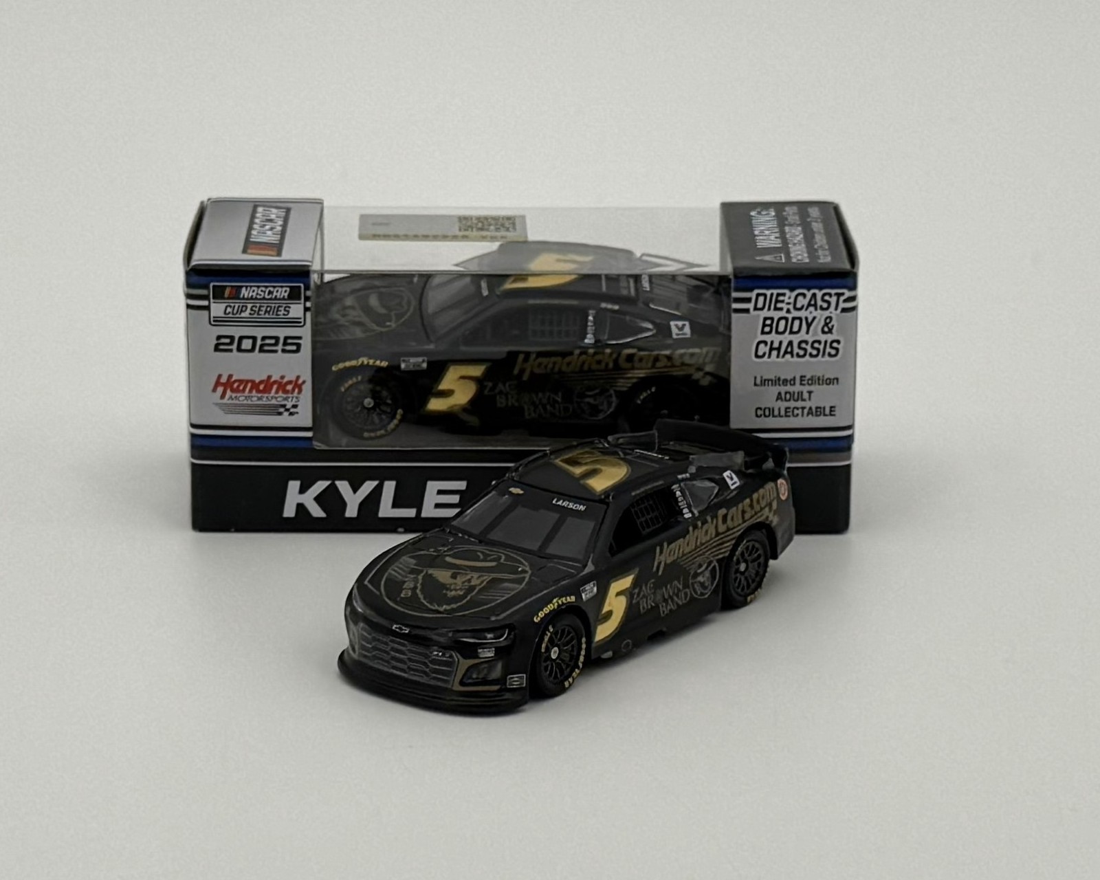 2025 KYLE LARSON #5 Hendrickcars Zac Brown Band 1:64 In Stock
