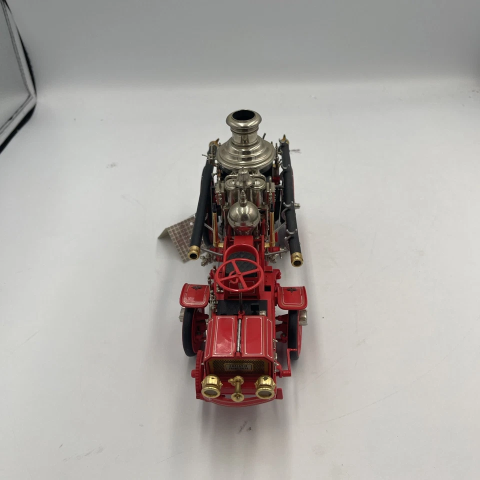 Franklin Mint 1912 Christie Front Drive Steamer Fire Engine Truck 1:24 Display - Image 4 of 4