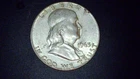 1963 D Benjamin Franklin Half Dollar 90% Silver, Circulated
