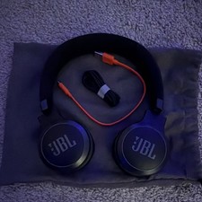 JBL Tune 500 Wired On-Ear Headphones 3.5mm w/ Mic Foldable Black/Red