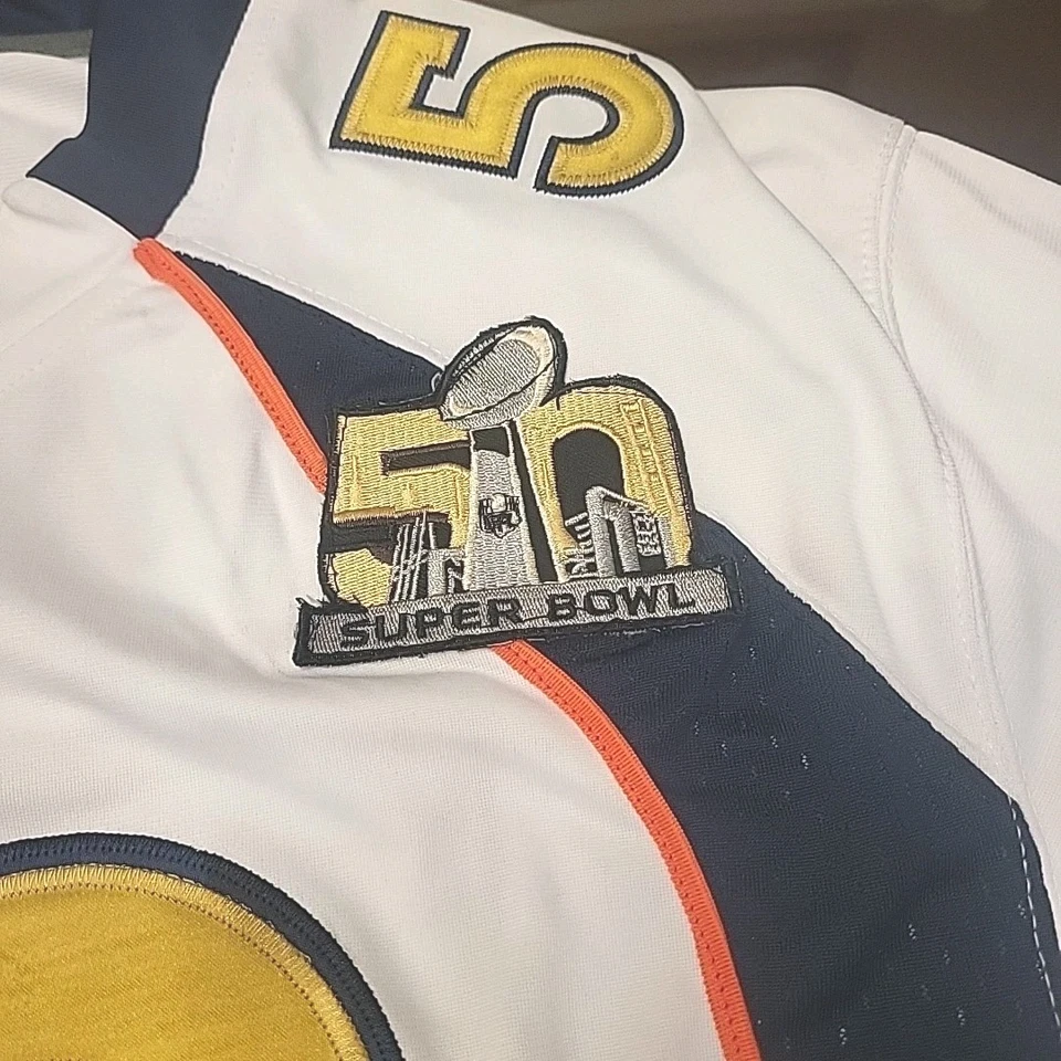 Camiseta Nike Limited Von Miller Superbowl 50 Gold. XL Denver Broncos 2016 para hombre Foto 3 de 4