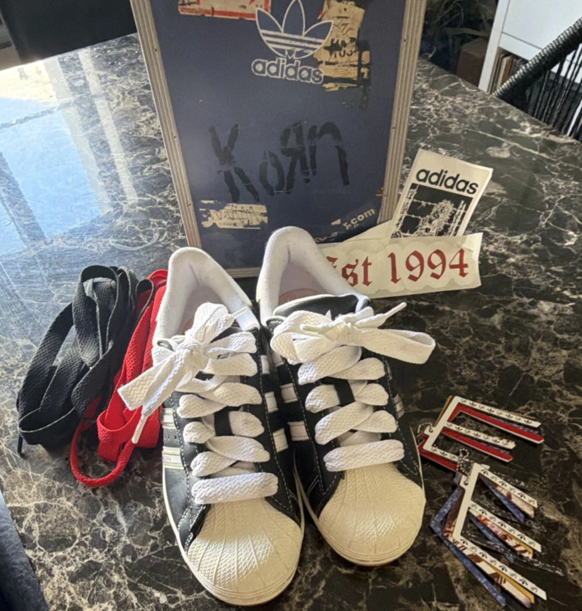Las mejores ofertas en adidas Superstar White Black | eBay