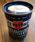 3 Vintage 1940s KEYSTONE Specialized Lubricants  can, Dixon jet 4, Partsaver Can — photo 6