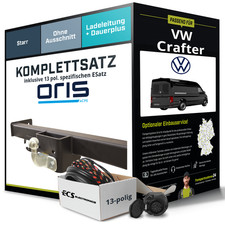 Anhängerkupplung ORIS starr für VW Crafter +E-Satz AHK