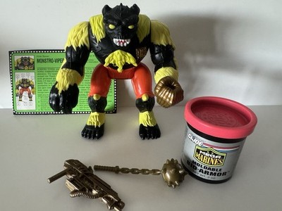 1993 GI Joe Monstro-Viper 100% Complete w/File Card Bio Armor Mega Marines   NM
