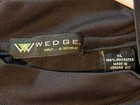 Wedge Mens Golf Polo Shirt XL Black White Polyester Performance Shirt 0265 — photo 5